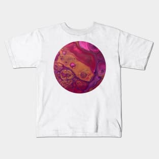 Pink Passion / Acrylic Pouring Kids T-Shirt